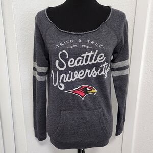 Fall Rush Seattle University Charcoal Grey Redhawk Sweatshirt